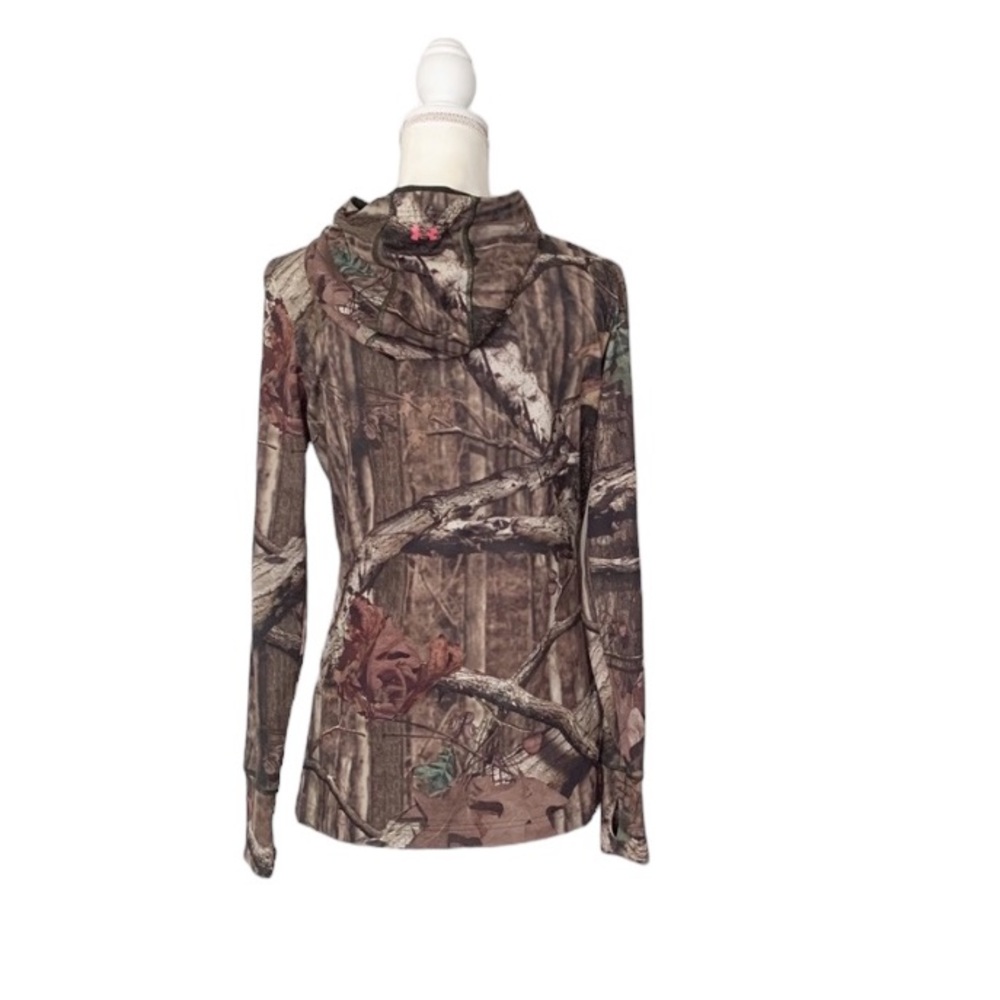 Under Armour Mossy Oak Camo Pullover Hoodie Size Medium - Picture 2 of 11